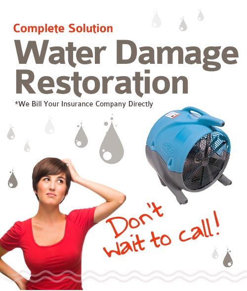 Water Damage Cleanup Restoration